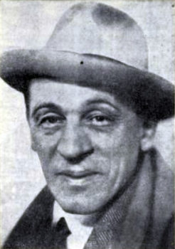 Cendrars vers 1931 photographié par Jindřich Štyrský.